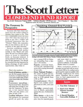 The Scott Letter, May 1988